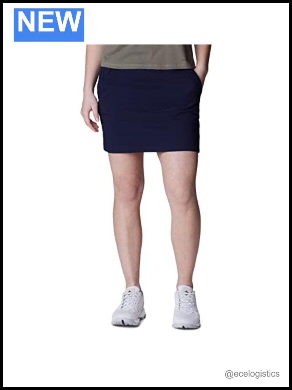 Columbia Leslie Falls Skort Nylon Stretch High Rise Active Skort